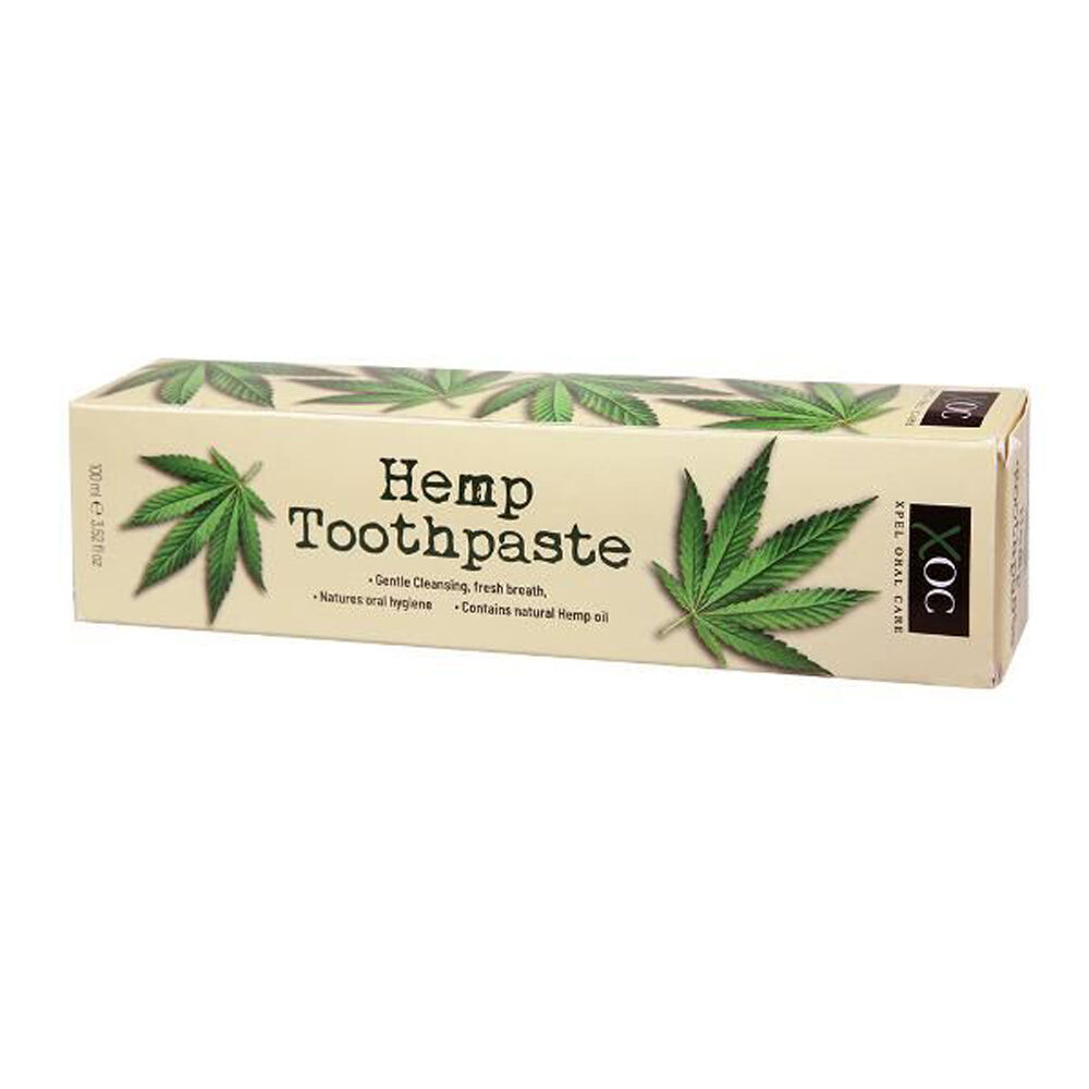 Xoc Hemp Toothpaste w/ Toothbrush 100ml Reduce Stains Oral Care (12 Pack) — image 2