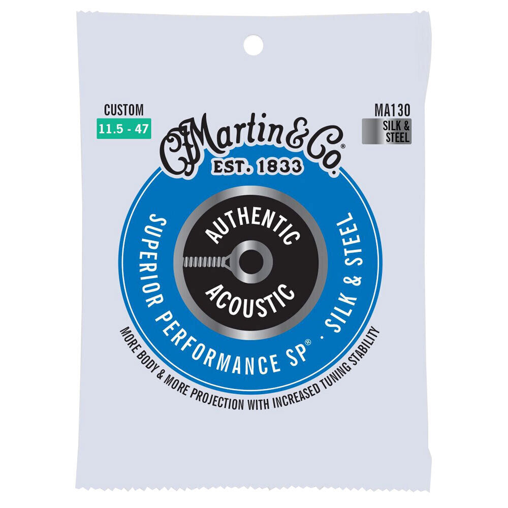 Martin Guitar Authentic Acoustic Instrument Silk/Steel 6 Strings MA130 Custom (3 Pack) — image 2