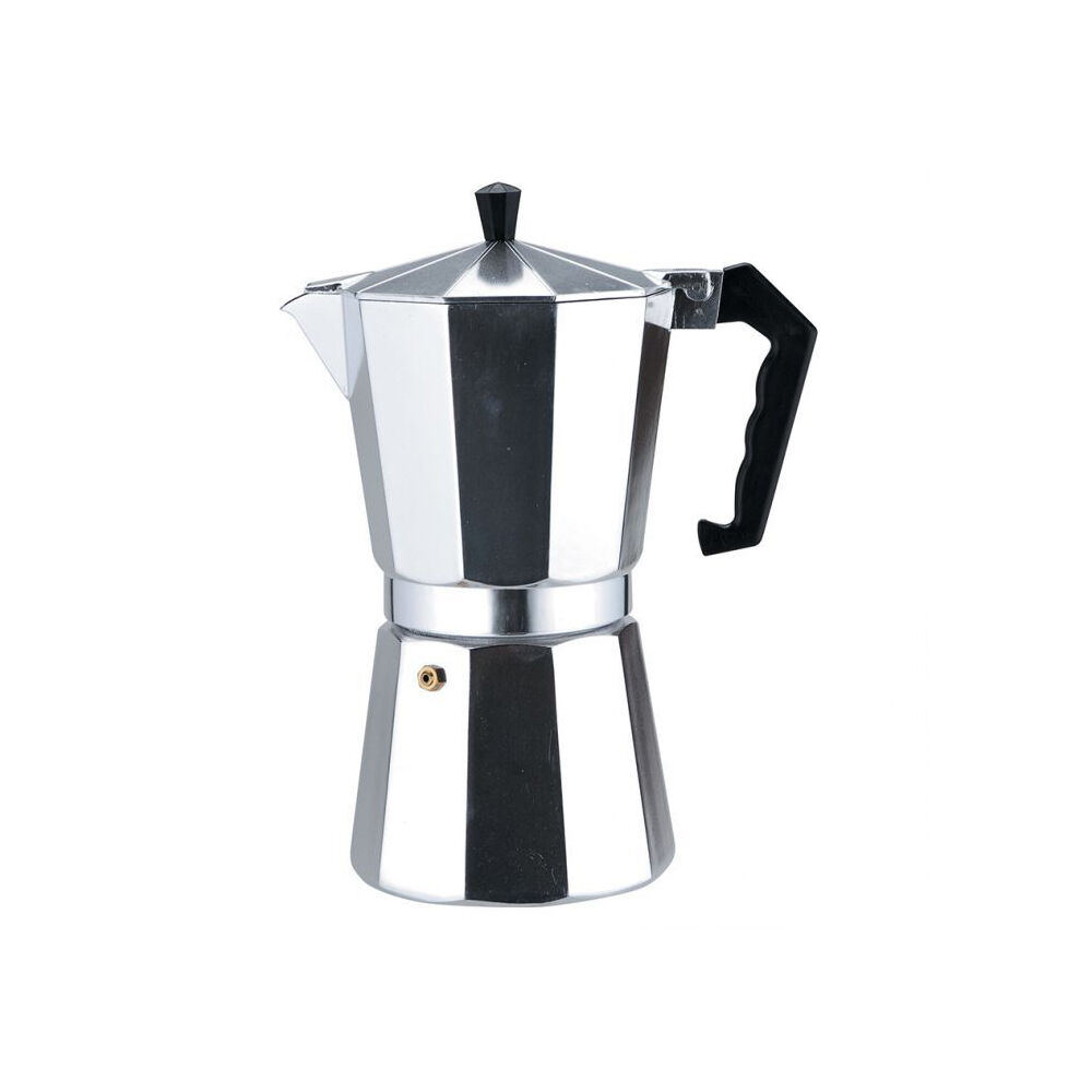 Casabarista Moka Pot Silver Classic Aluminium 3 Cups Espresso Coffee Maker