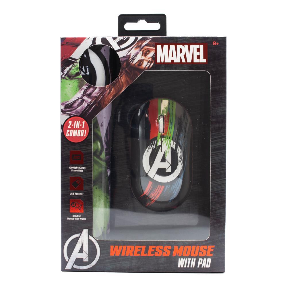 Marvel Avengers Bluetooth Wireless Mouse w/ Pad Computer/Laptop Accessory 9y+ (2 Pack) — image 2