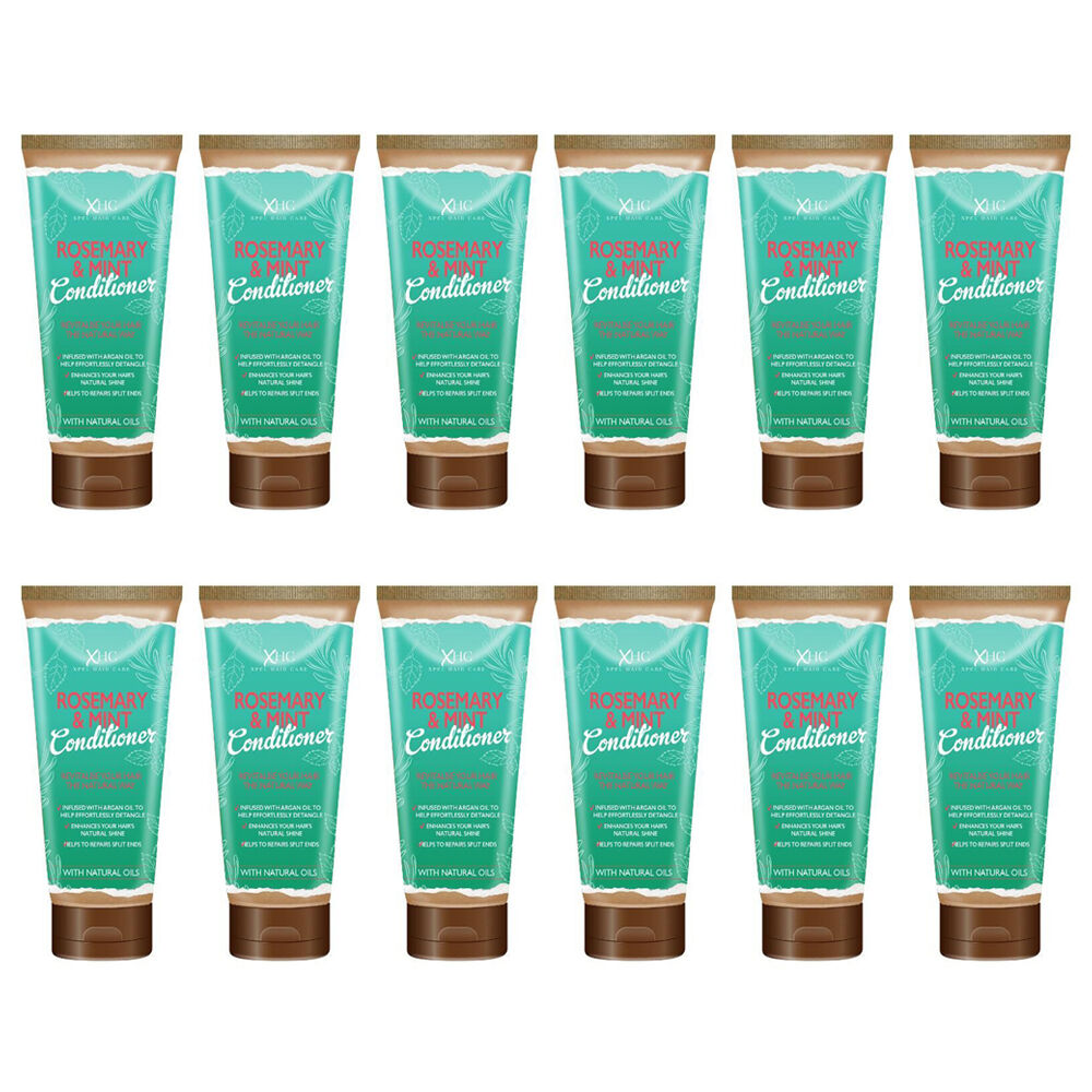 XHC 12PK Rosemary & Mint Conditioner For Dry Scalp Hair Split Ends 300ml