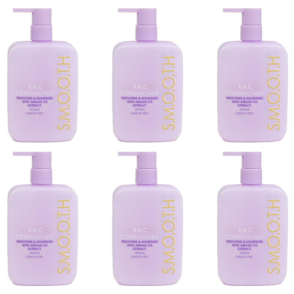 XHC Smooth Conditioner w/ Argan Oil Extract For All Hair Types 350ml (6 Pack)