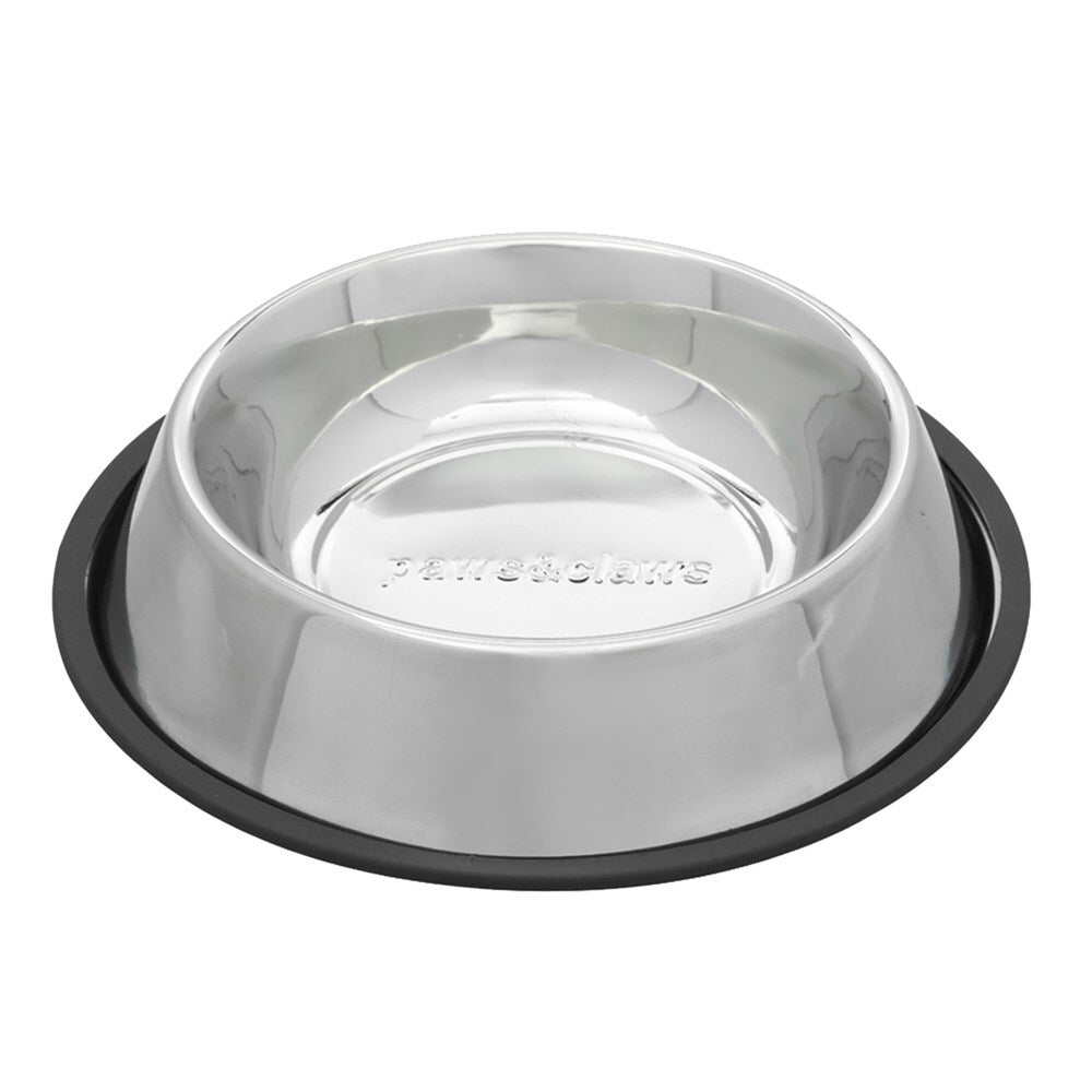 Paws and Claws 700ml Stainless Steel Pet Bowl Black (2 Pack) — image 4