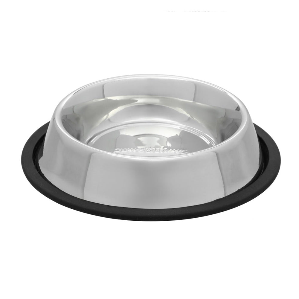 Paws and Claws 700ml Stainless Steel Pet Bowl Black (2 Pack) — image 3