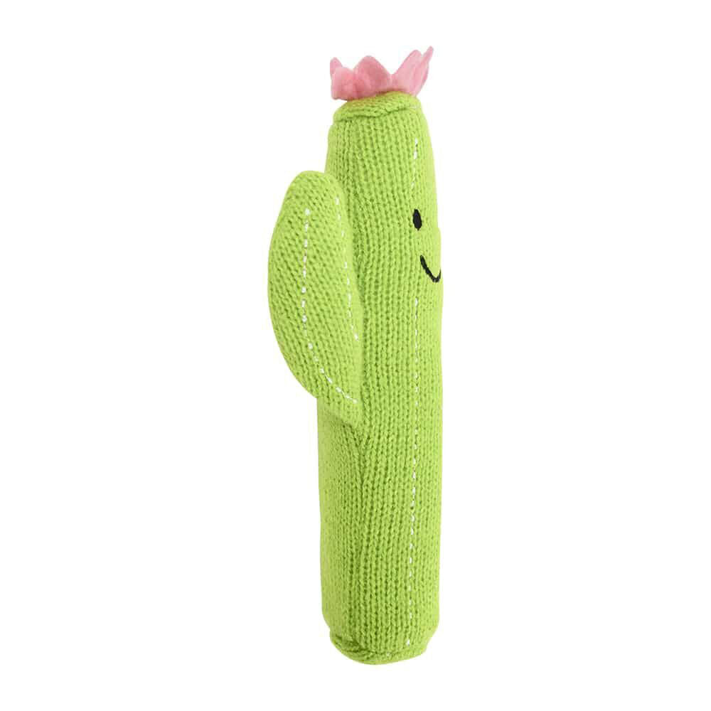Annabel Trends 18.5cm Cactus Baby Hand Rattle Knit Sensory Play Toy — image 2