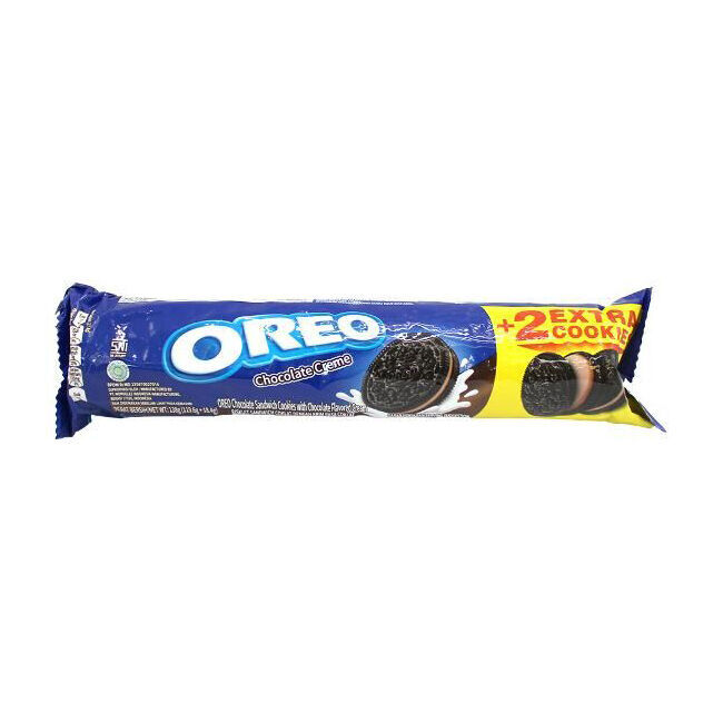 Oreo Chocolate Cocoa Cream Filling Biscuit 119.6g Sweet Confectionery (24 Pack) — image 2