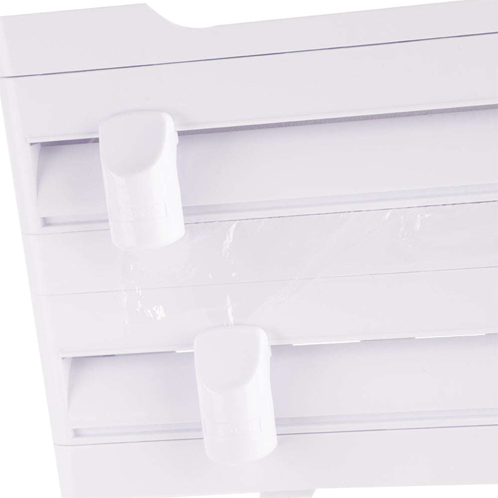 Appetito 38.3cm Roll Dispenser Home Paper Towel Holder Wall Mount White (2 Pack) — image 3
