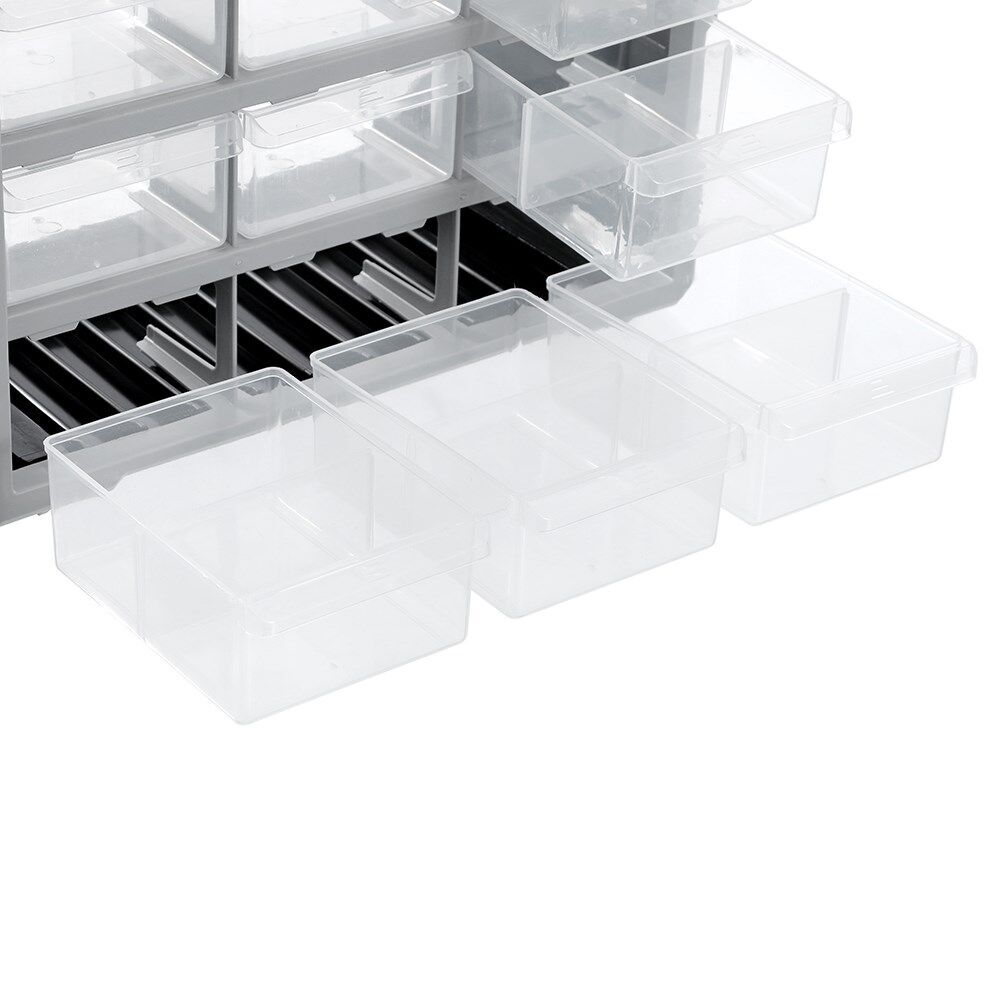 Boxsweden Garaz Durable Easy Assemble 39 Drawer Storage Unit 47.5x16x38cm (2 Pack) — image 6