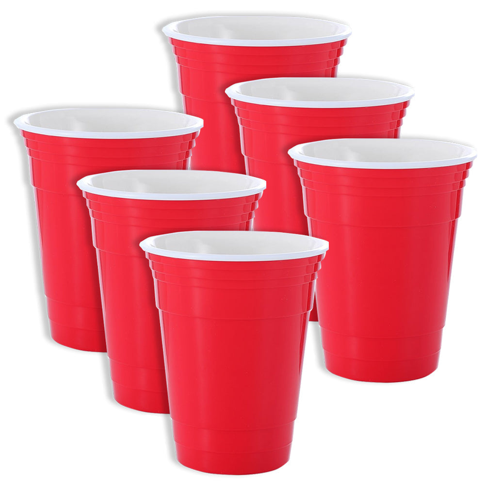 Lemon and Lime 475ml Reusable College Party Cup (6 Pack)