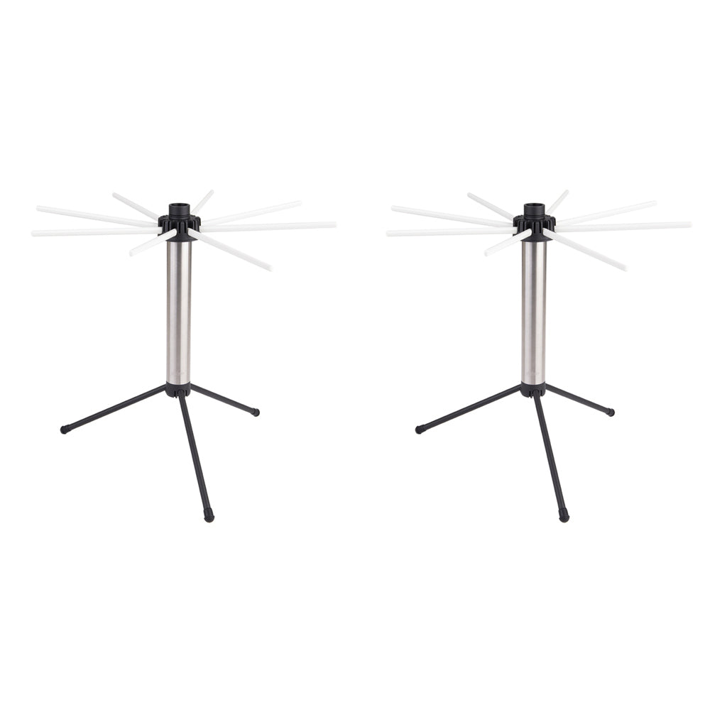 AL Dente Collapsible Pasta Drying Rack 8-Arm Noodle Stand Kitchen Cooking (2 Pack)