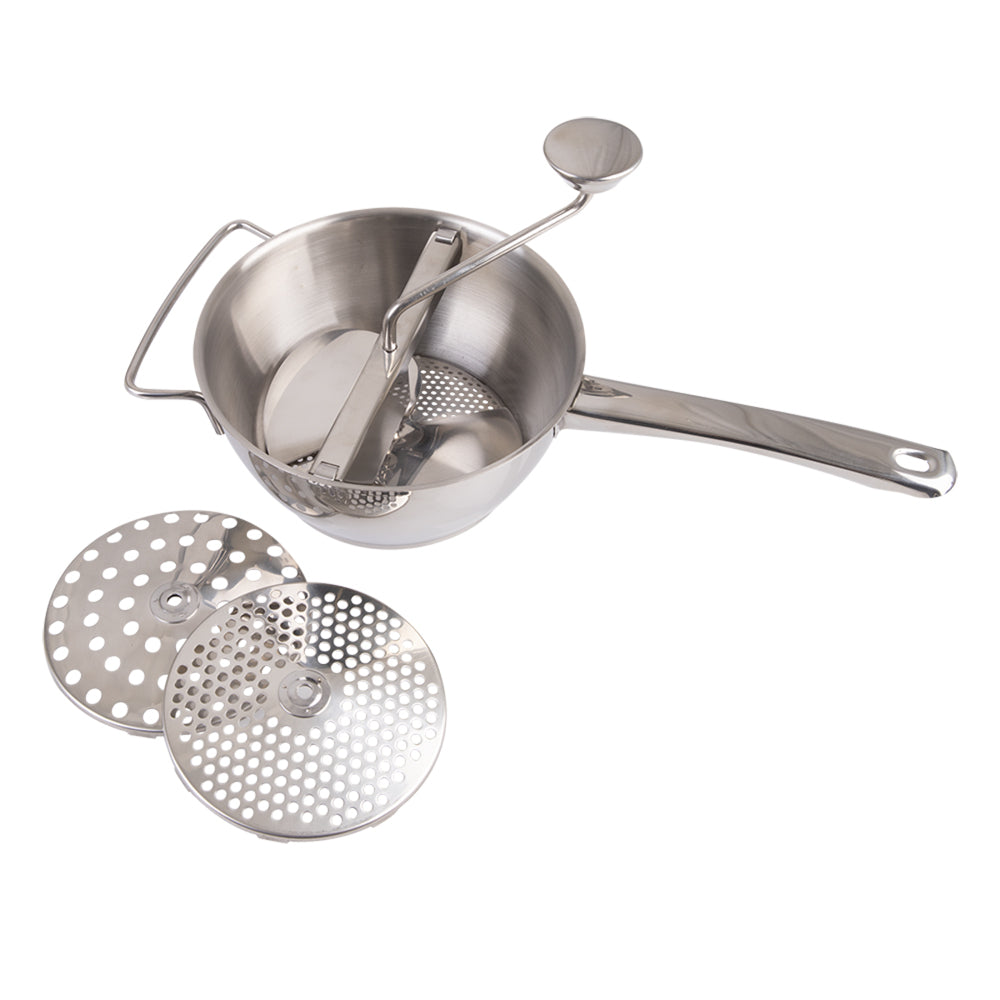 4437-1-appetito-stainless-steel-20cm-kitchen-food-mill-w-3-discs