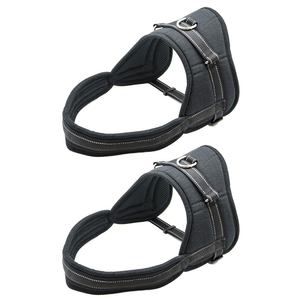 Paws and Claws 80-110cm Dogs/Pets Heavy Duty Adjustable Harness XL Lock/Handle (2 Pack)