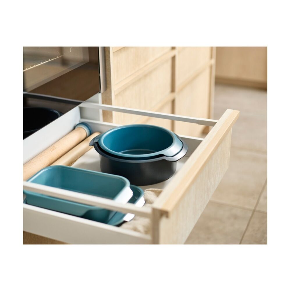 Joseph Joseph Carbon Steel Non-Stick Nest Bake Round Cake Tins Blue (2 Pieces) — image 6