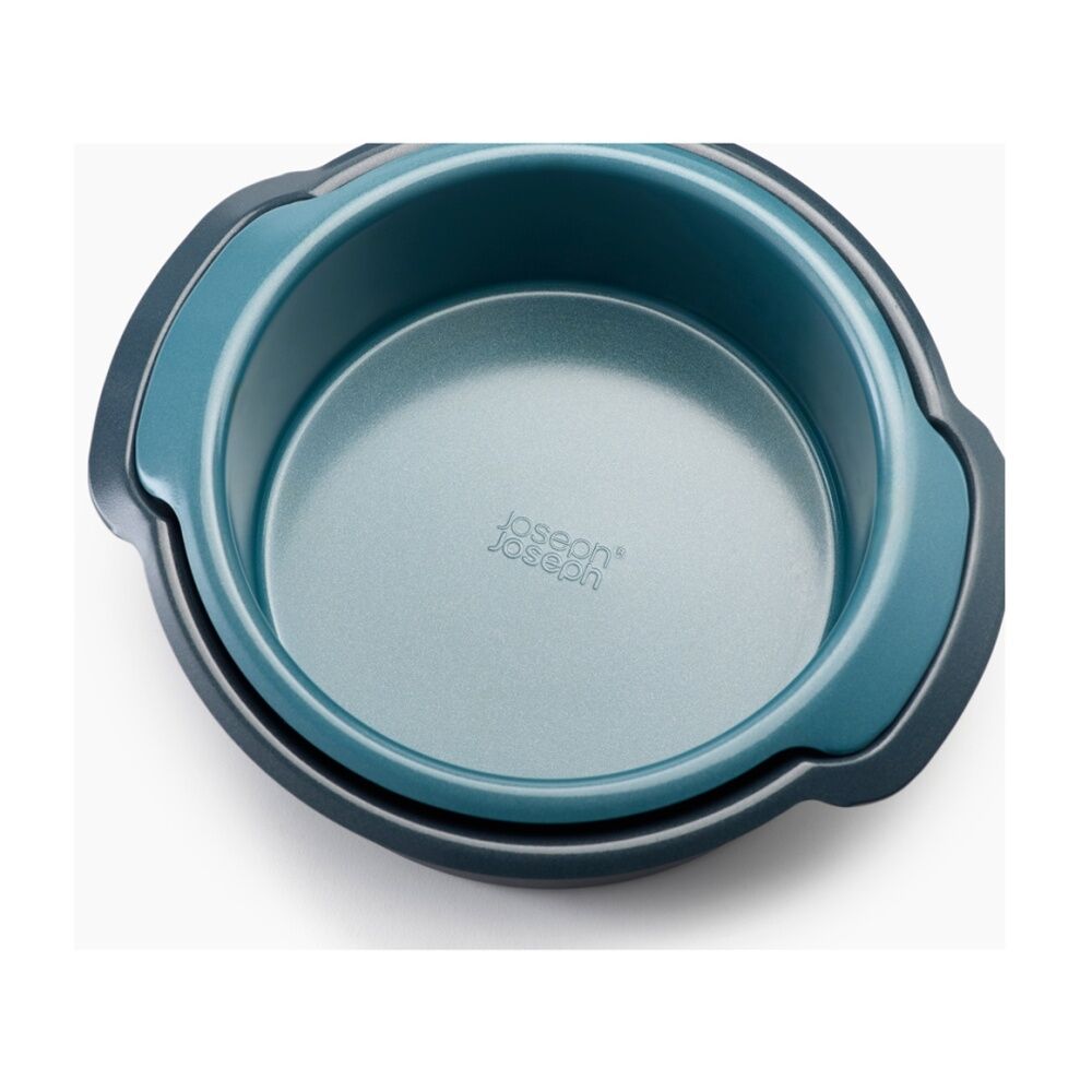 Joseph Joseph Carbon Steel Non-Stick Nest Bake Round Cake Tins Blue (2 Pieces) — image 8