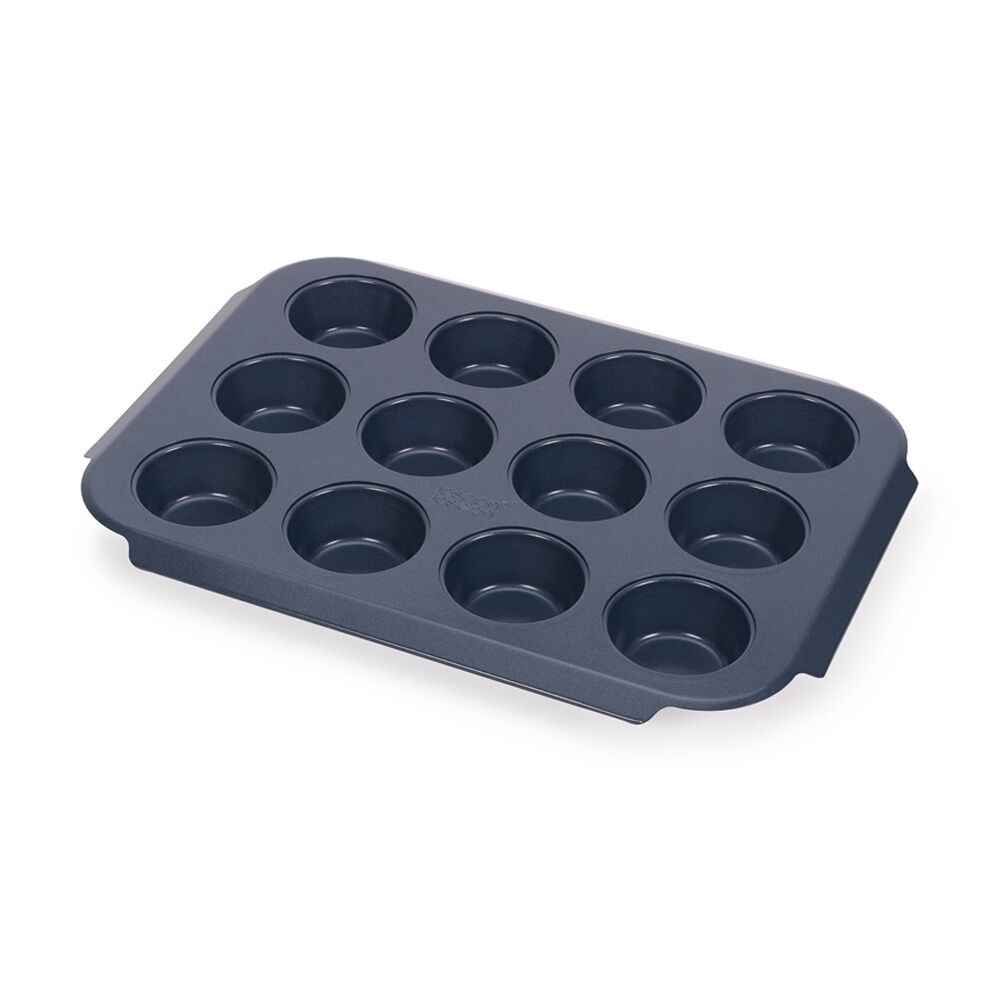 Joseph Joseph Carbon Steel Non-Stick Nest Bake 12 Cup Muffin Pan
