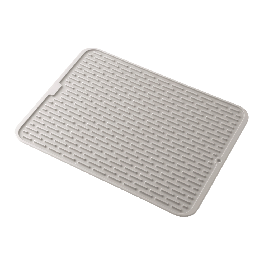 D.Line Silicone DIsh/Plate Non-slip Kitchen Sink Drying Mat 43x 32cm Stone (2 Pack) — image 2