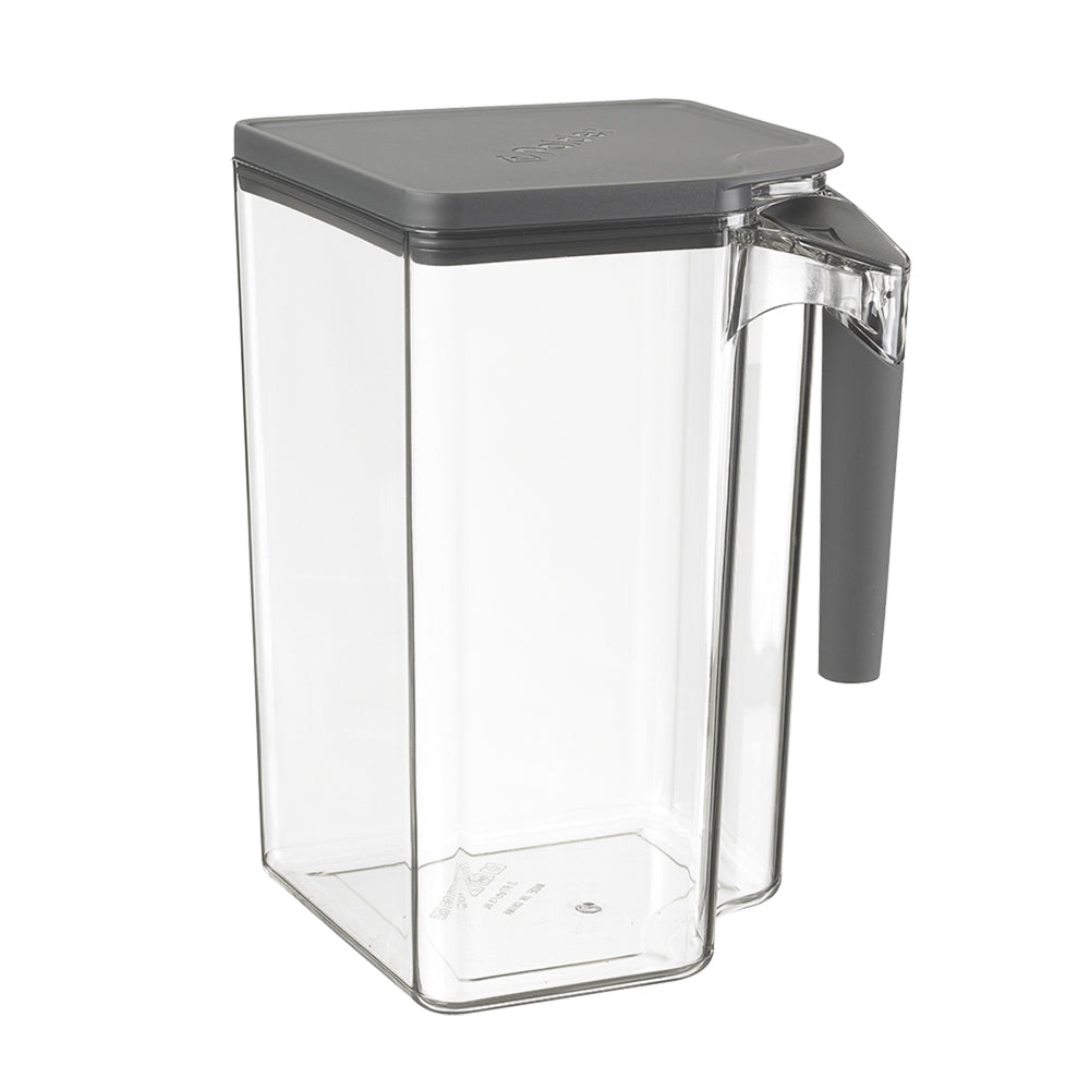 Polder Handle-It 4.15L/23cm Storage Canister Pantry Container Clear/Grey (2 Pack) — image 2