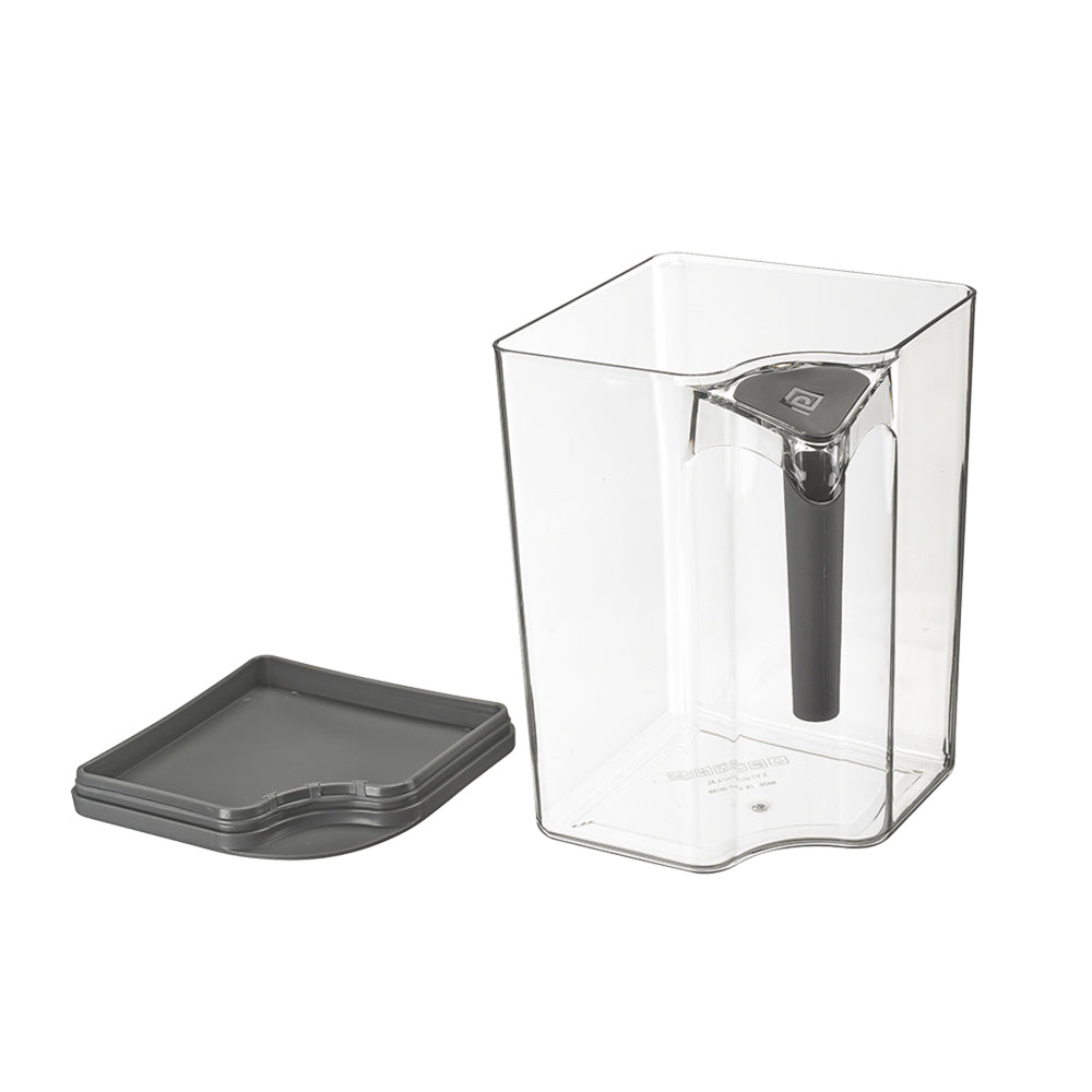 Polder Handle-It 4.15L/23cm Storage Canister Pantry Container Clear/Grey (2 Pack) — image 4