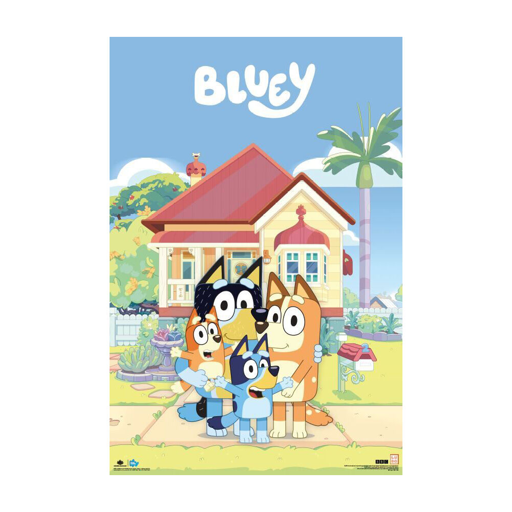 4642-bluey-family-house-poster-91-5x61cm-kids-room-decor