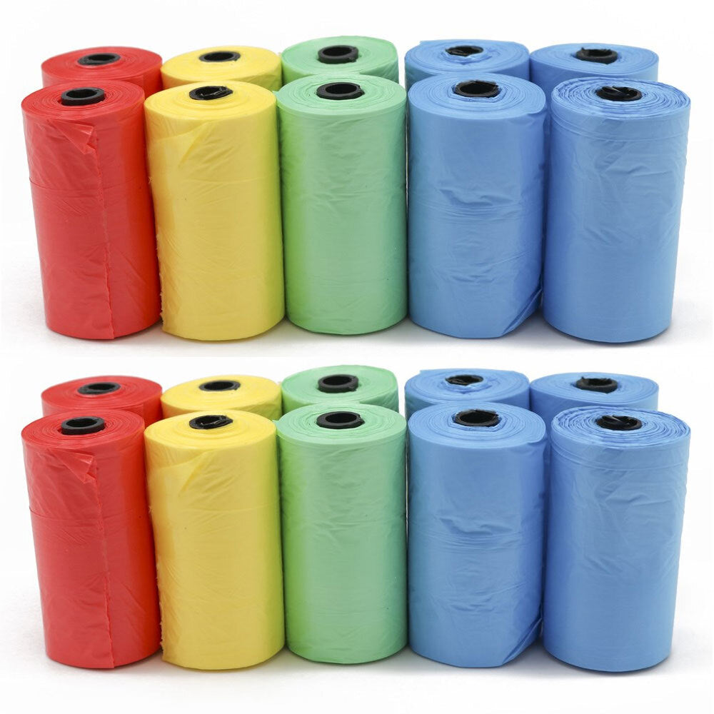 Paws and Claws Doggy Clean Up Bags Garbage Poop Bag Pet Dog Waste Storage (400 Pieces)