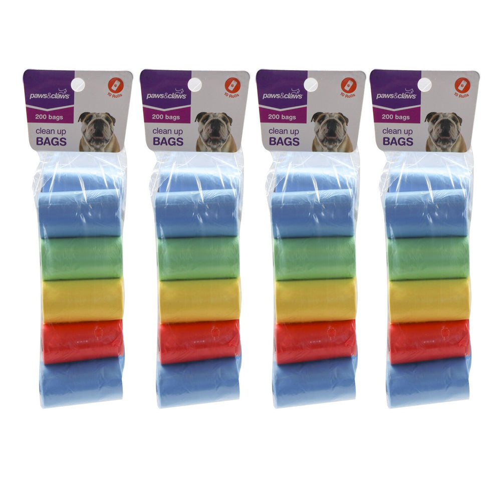 Paws and Claws Doggy Clean Up Bags Garbage Poop Bag Pet Dog Waste Storage (800 Pieces)