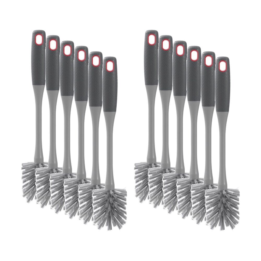 Boxsweden Prime Bottle Brush 33cm Soft Grip Handle for Cleaning (12 Pack)