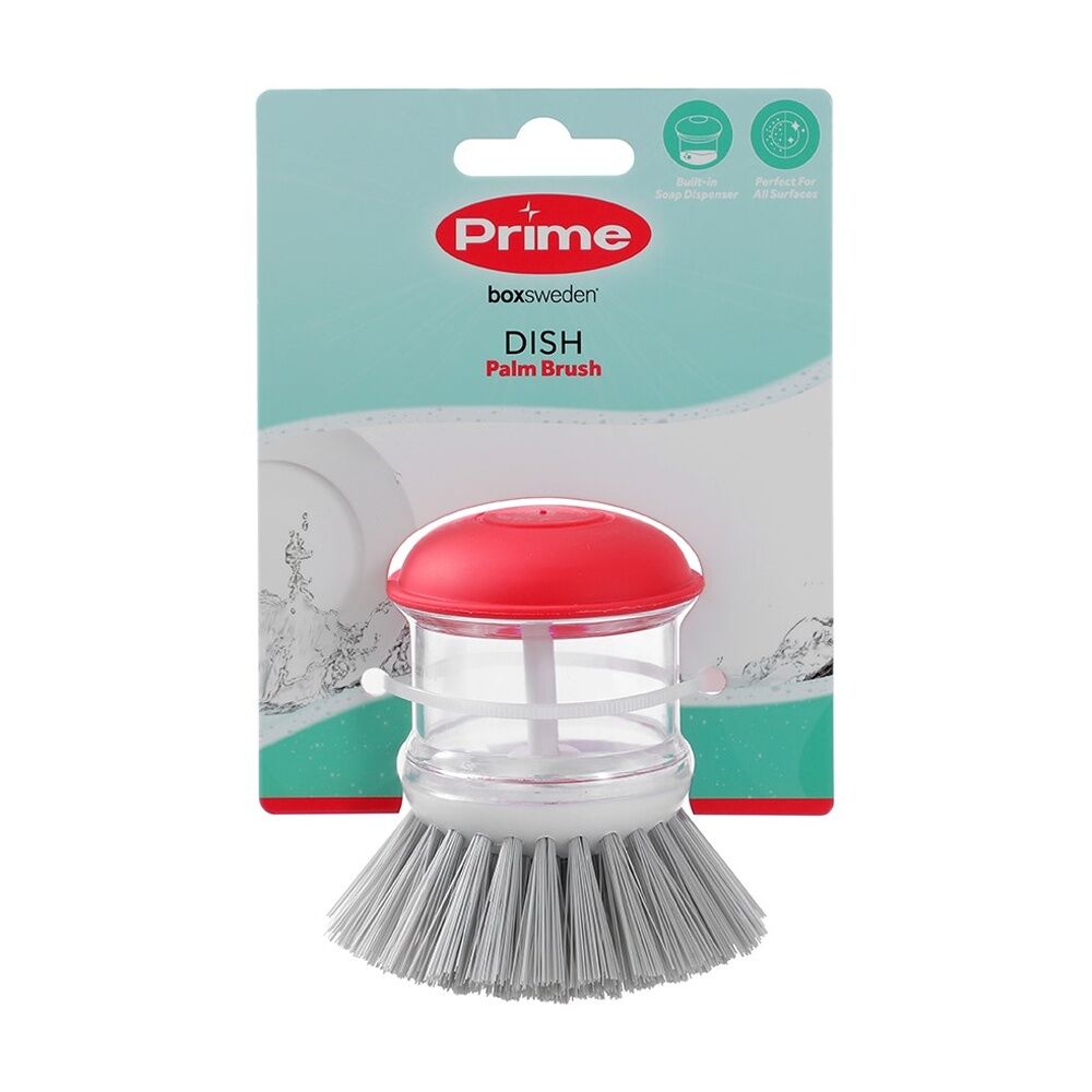 Boxsweden Prime Essentials Palm Dish Brush for Cleaning Use Assorted