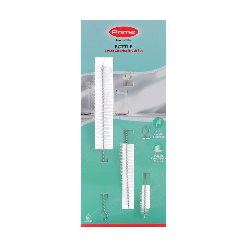 Boxsweden Prime Bottle Cleaning Brush Set Assorted (3 Pieces)