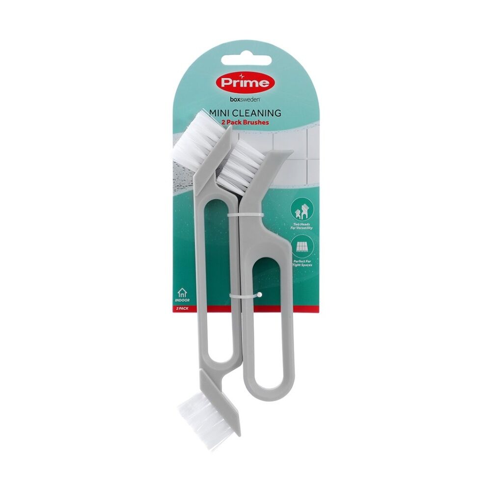 Boxsweden 2pc Boxsweden Prime Mini Cleaning Brushes Two Heads for Versatile Use (12 Pack) — image 2