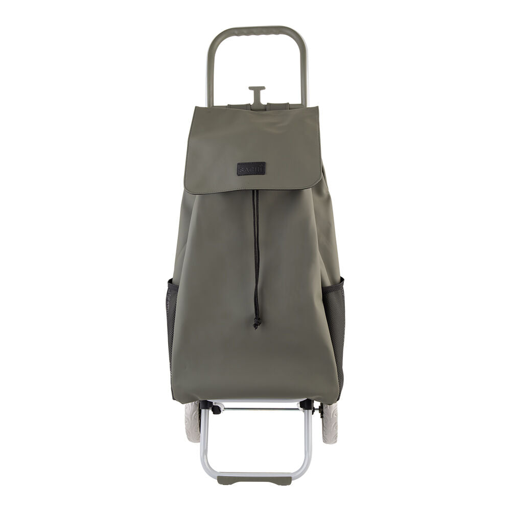 Sachi 38L Olive Cosmo Weatherproof Durable Grocery Wheeled Shopping Trolley — image 2