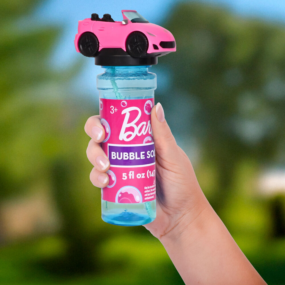 Barbie Blowing Bubbles Bottle w/Pink Convertable Wand Outdoor Activity 147ml (6 Pack) — image 5