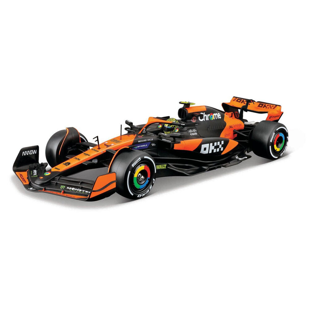 Maisto TECH 1:24 2024 F1 McLaren Team MCL38 Miami GP Lando Norris Ready to Run