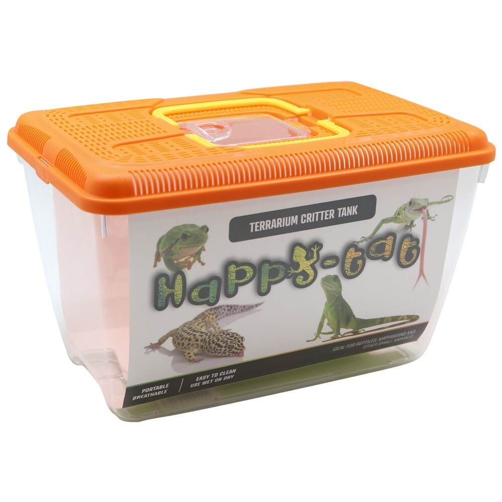 Paws and Claws 32.5cm Critter Aquarium Tank House Portable Storage Holder Asst. (2 Pack) — image 2