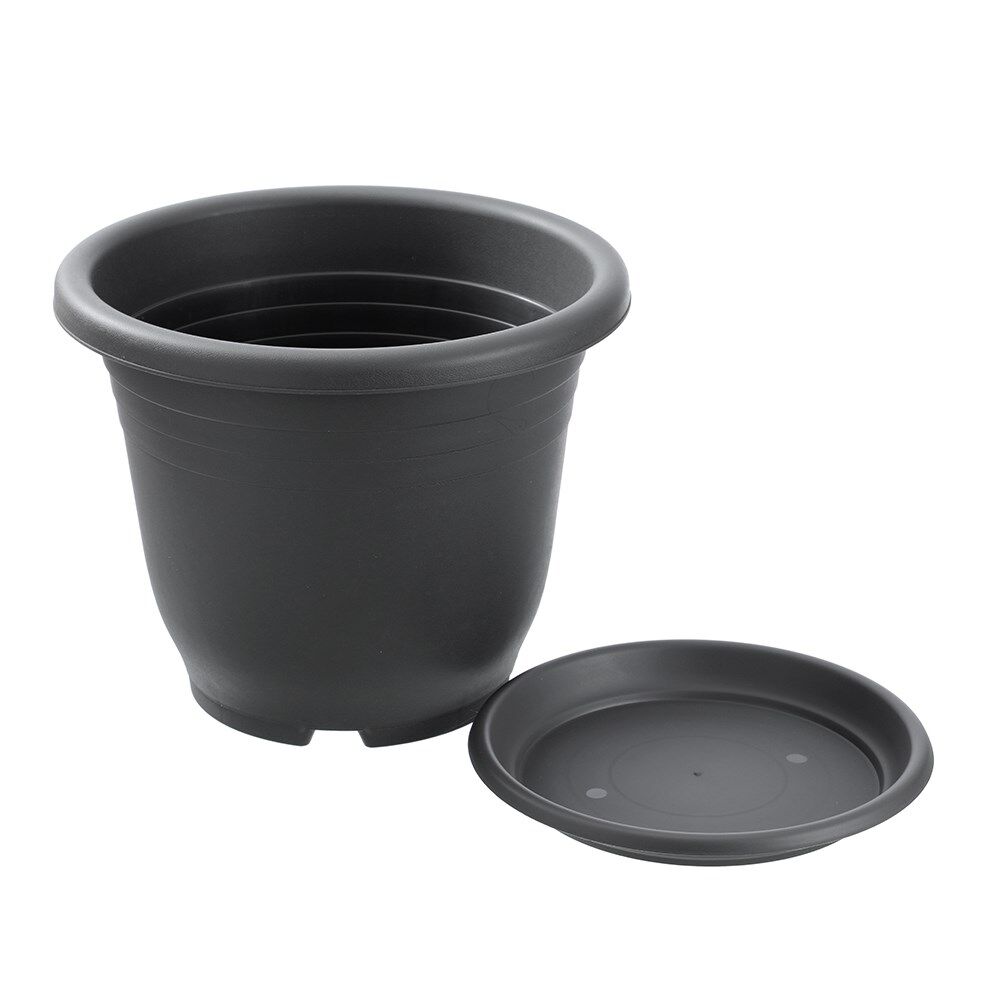 Boxsweden Classic Plastic Planter Pot 46cm w/ Saucer Assorted 46x46x37cm (4 Pack) — image 6