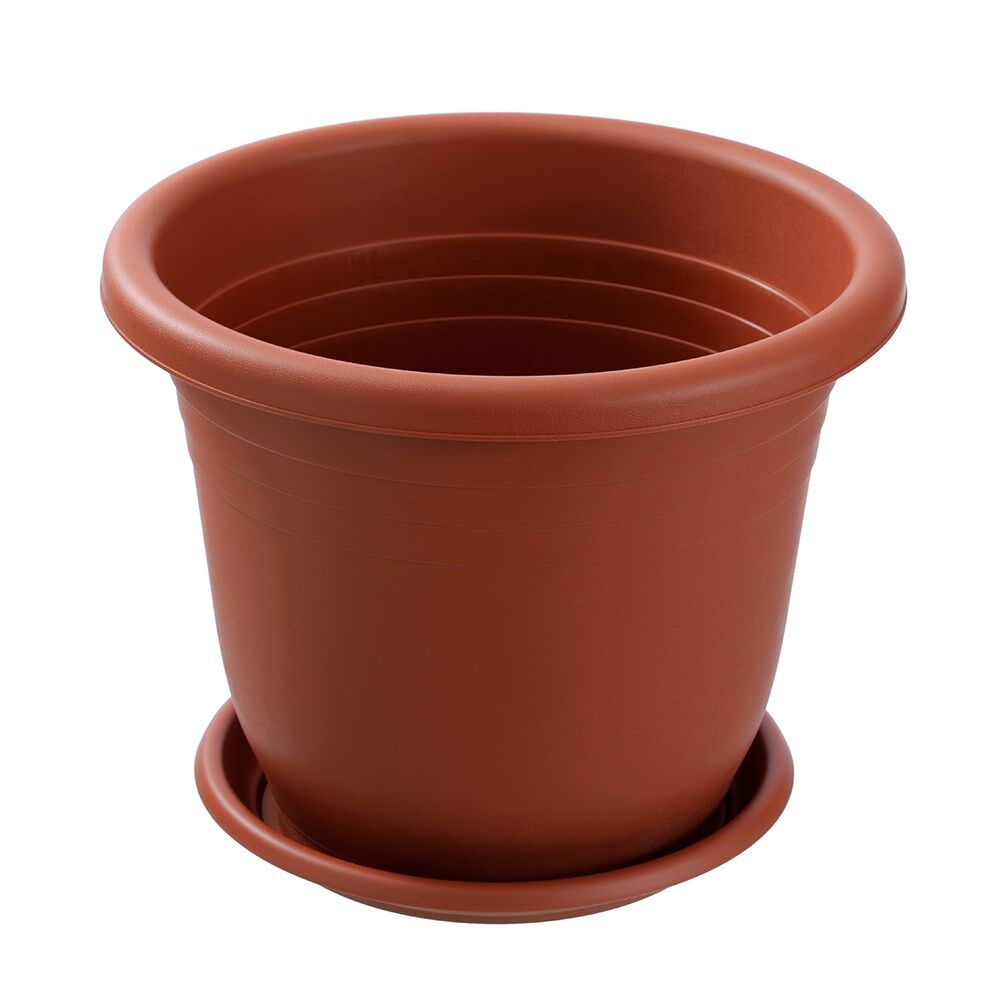 Boxsweden Classic Plastic Planter Pot 46cm w/ Saucer Assorted 46x46x37cm (4 Pack) — image 8