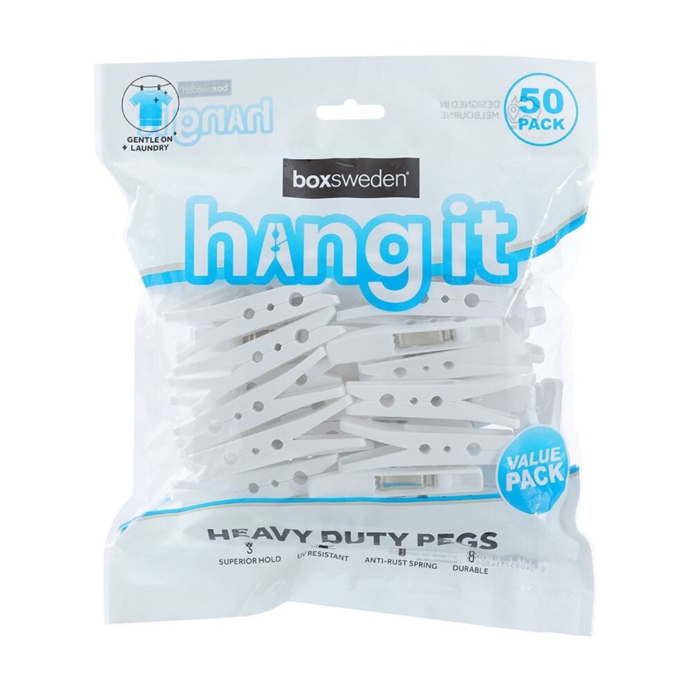 Boxsweden 50pc Boxsweden Hangit Heavy Duty Pegs Value Pack Superior Hold UV Resistant (12 Pack) — image 2