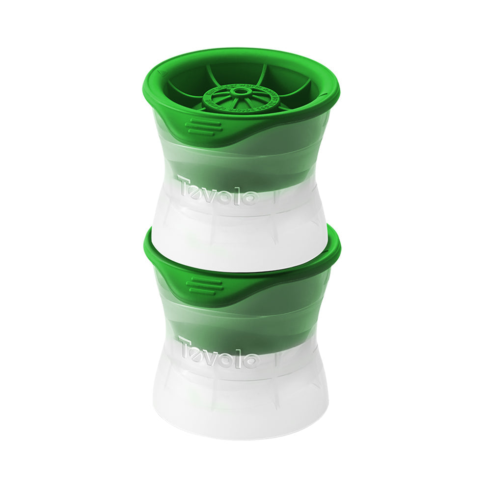 Tovolo Golf Ball Ice Mould Set w/ Silicone Cap Kitchen Barware Green (6 Pieces) — image 6