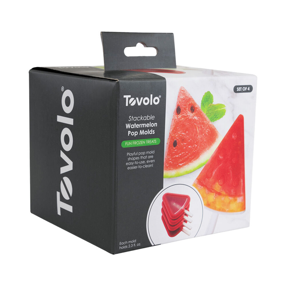 Tovolo Stackable Flexible Silicone Ice Pop Moulds Set Watermelon (4 Pieces) — image 2