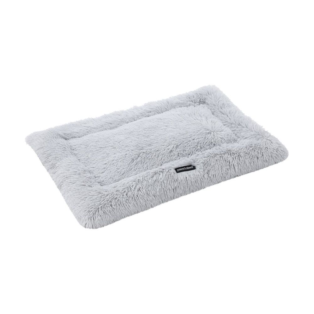 Paws and Claws Pet Mat Large 90x60x4cm Light Grey Super Plush Washable (4 Pack) — image 4