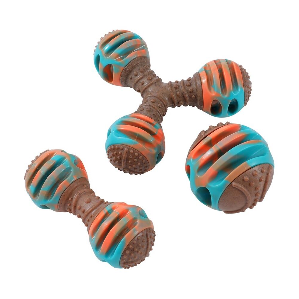 Paws and Claws Boobone TPR Giggle Ball Chicken and Peanut Butter Assorted — image 2