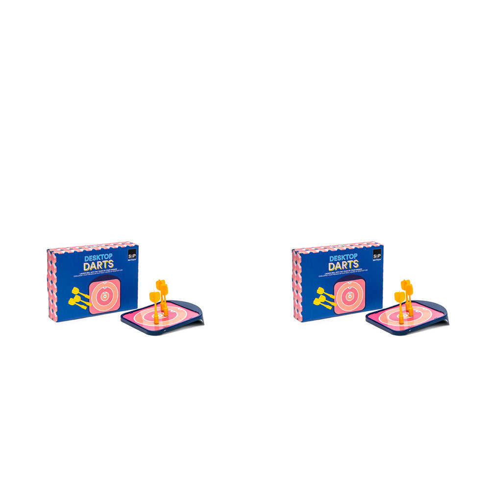 Salt & Pepper S&P Home/Office Desktop/Table Mini Games Kids/Family 5y+ Darts Fun Toy (2 Pack)