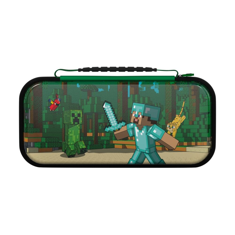 Turtle Beach Minecraft Forest Battle Nintendo Switch Realmz Gaming Travel Case — image 2