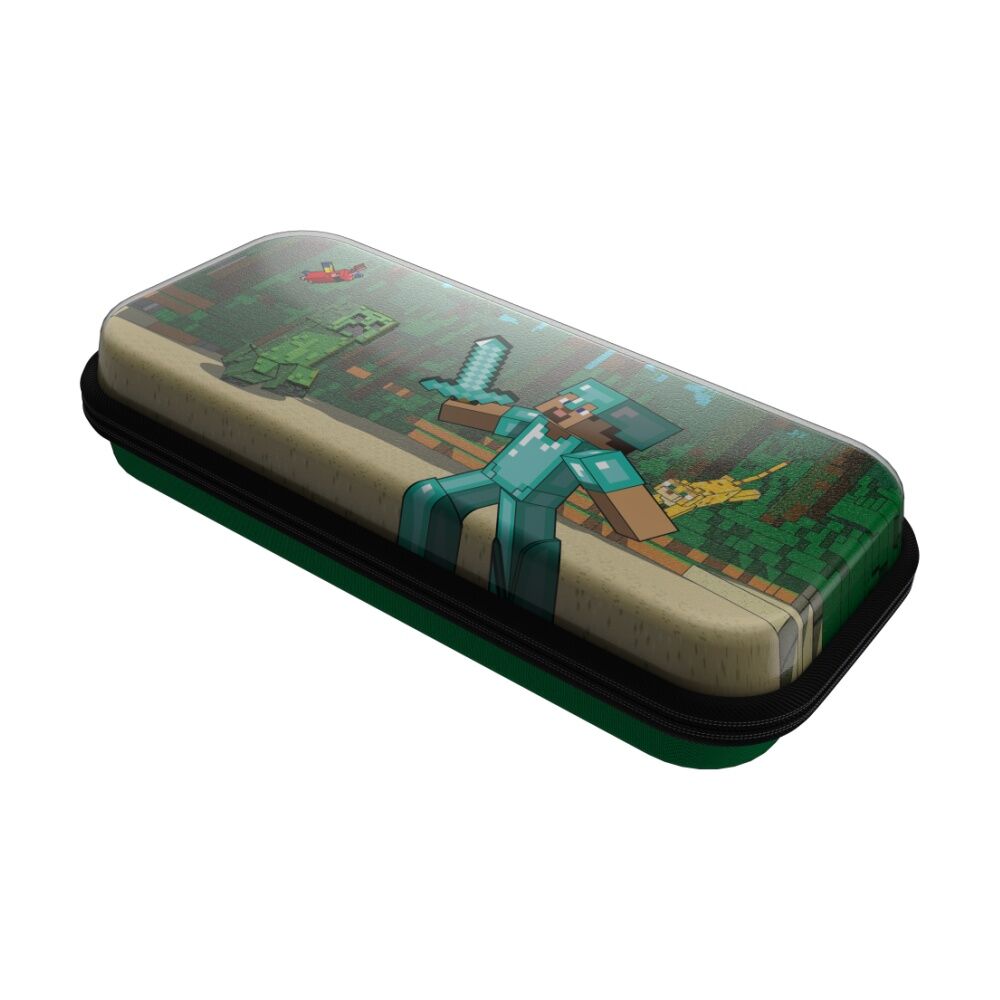 Turtle Beach Minecraft Forest Battle Nintendo Switch Realmz Gaming Travel Case — image 3
