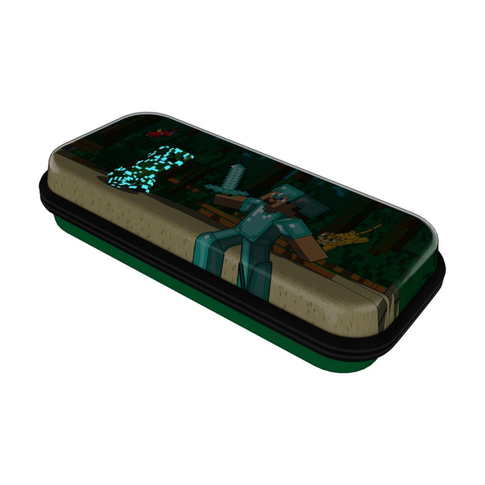Turtle Beach Minecraft Forest Battle Nintendo Switch Realmz Gaming Travel Case — image 7