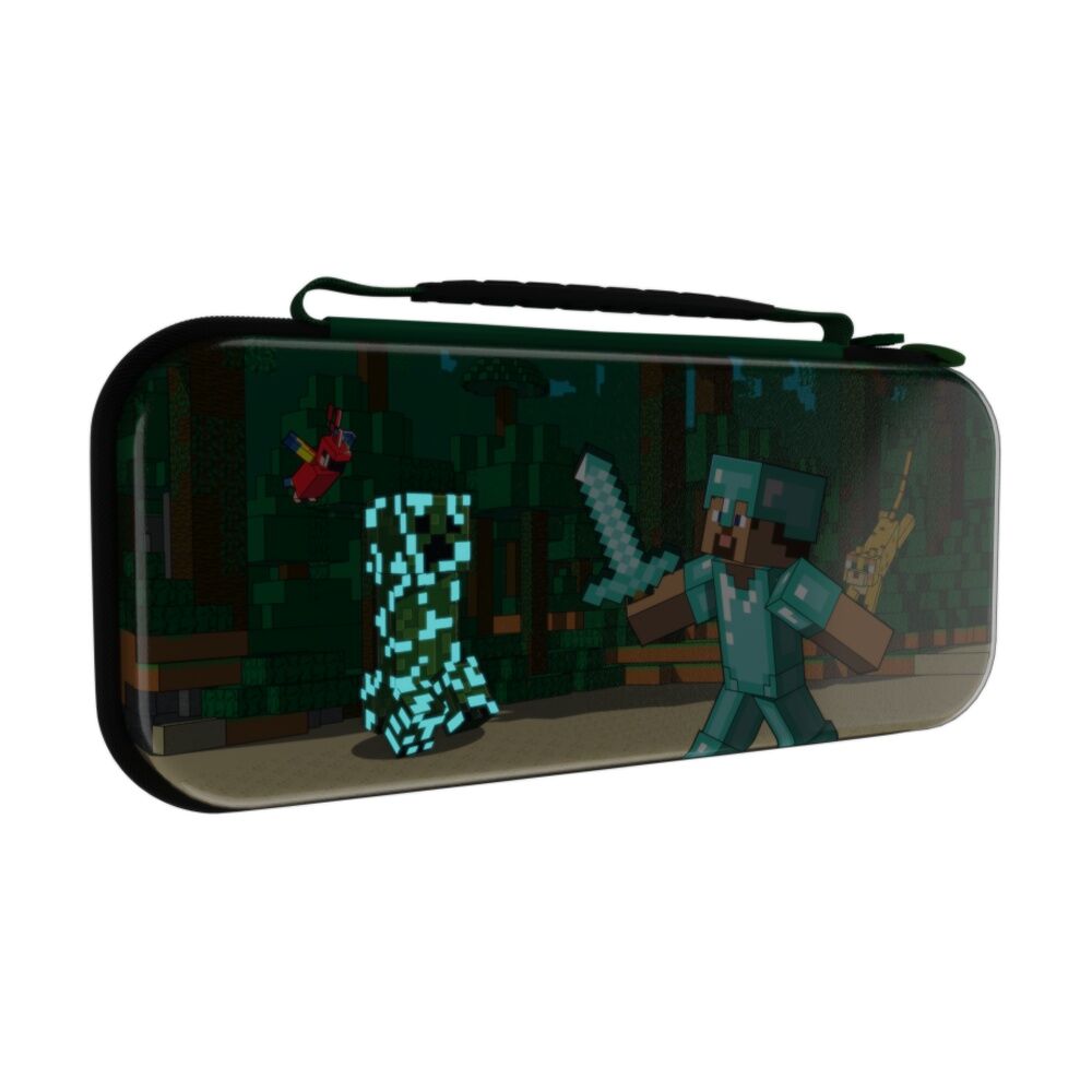 Turtle Beach Minecraft Forest Battle Nintendo Switch Realmz Gaming Travel Case — image 8
