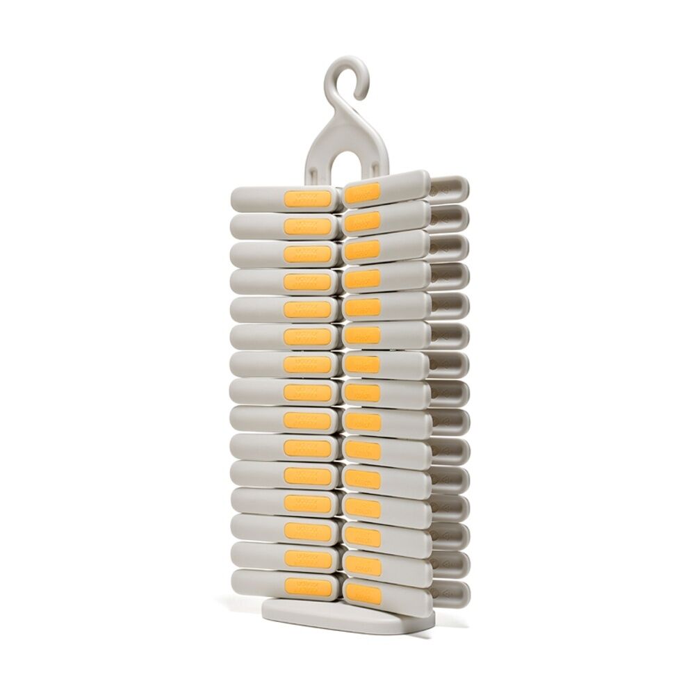 Joseph Joseph PegStore Clothing/Laundry Peg Set w/ 30 UV Resistant Ecru (30 Pieces)