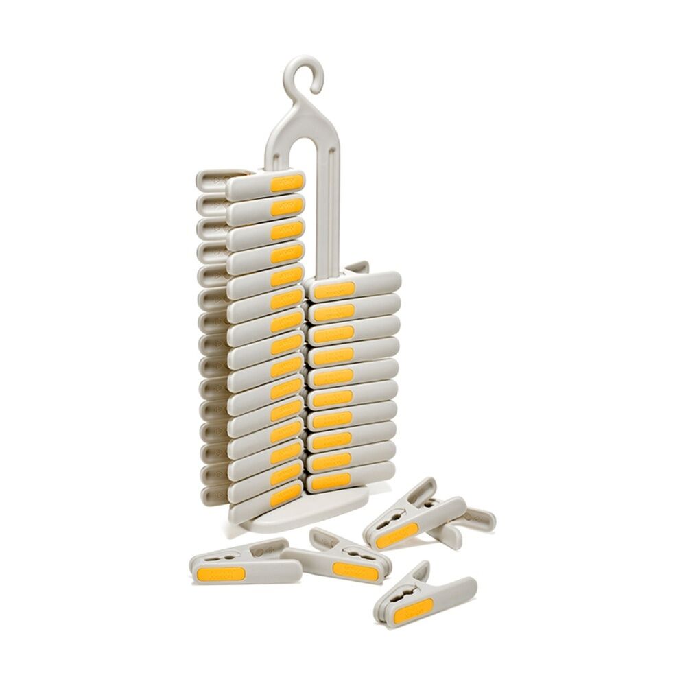 Joseph Joseph PegStore Clothing/Laundry Peg Set w/ 30 UV Resistant Ecru (30 Pieces) — image 2