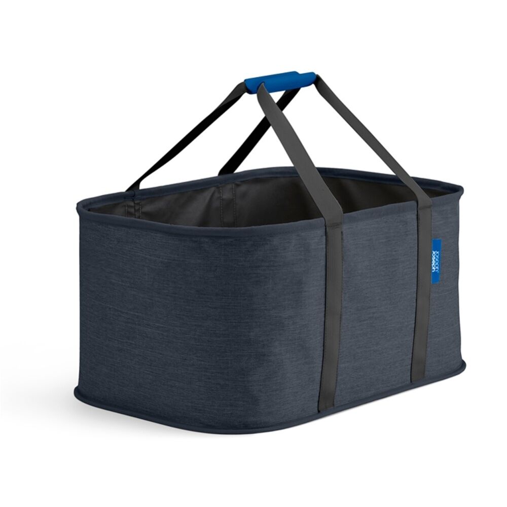 Joseph Joseph Hold-All Collapsible Laundry Washing Basket With Handles Black