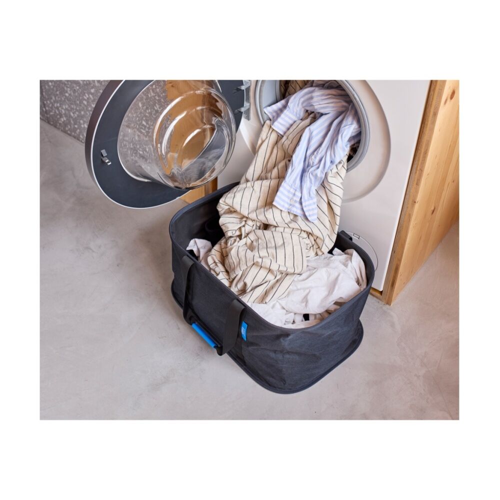 Joseph Joseph Hold-All Collapsible Laundry Washing Basket With Handles Black — image 9