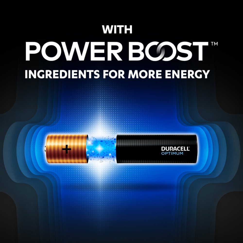 Duracell 8pc Duracell Optimum Alkaline AAA Size Battery Pack Single Use Batteries (4 Pack) — image 4